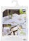 Vervaco Stickpackung Kreuzstich Set Vorgedruckt Tischläufer Meise & Stiefmütterchen Stickdecken Vorgezeichnet DIY Basteln Kreativ Stickläufer zum Selbersticken 40 x 100 cm Stickset