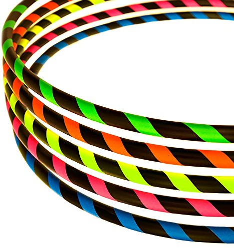 HOOPOMANIA Hula Hoop Reifen für Anfänger [Ø90cm - pink] bunter Anfänger Hula Hoop Reifen