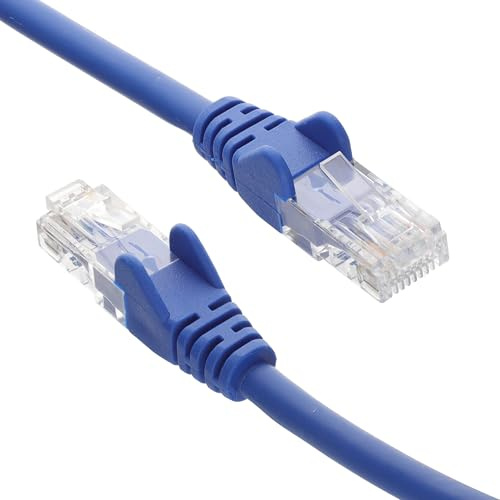 kenable CAT6 Ethernet Cable LSZH Low Smoke RJ45 Gigabit Network Patch Lead CCA 24AWG Blue 3m