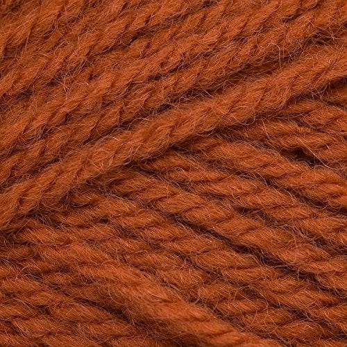 Sirdar Wool Hayfield Bonus Aran with Wool, Rusty (771), 400g by Sirdar Brown