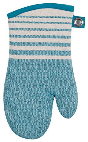 Kay Dee Designs R3215 da Cuoco Cucina Birdseye Woven Guanto da Forno con Occhielli, Verde Acqua