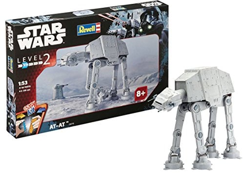 Revell Modellbausatz Star Wars AT-AT im Maßstab 1:53, Level 2, originalgetreue Nachbildung mit vielen Details, Steckmechanismus, mit vorbemalten und vordekorierten Teilen, 06715