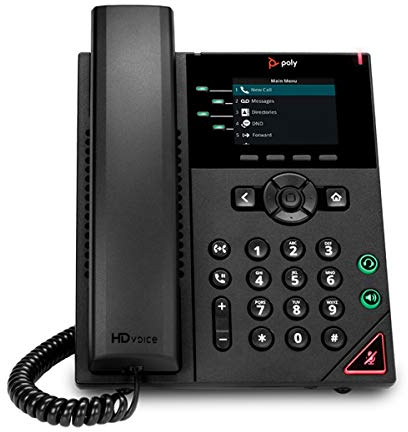 Polycom VVX 250 -4-zeiliges Desktop Business IP-Telefon mit zwei 10/100/1000 Ethernet-Ports