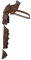 keland Mittelalter Schulterschutz Schultergurt Shoulder Armor Steampunk Handschuhe Armschutz Viking Costume Cosplay Accessoires (Brown)