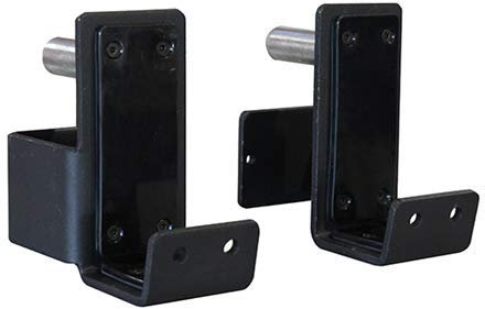 AmStaff Fitness J-Hooks Power Rack für 7,6 x 7,6 cm Tube Squat Rack Befestigung, J Cups Langhantelhalter für Power Cage, Heavy Duty 453.6 kg Kapazität, (2er-Set)