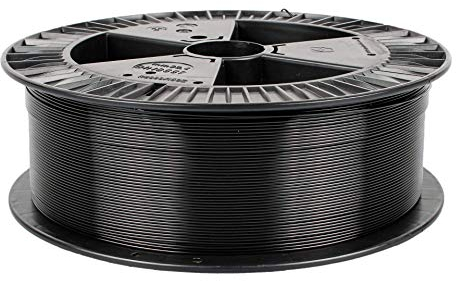 Filament-PM PET-G schwarz, 1,75 mm, 2 kg hochwertiges PETG-Filament, hergestellt in der EU und verwendet auf Prusa-Druckern.