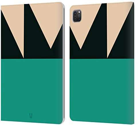 Head Case Designs Meer Farbblock Pfeile Leder-Wallet-Hülle Kompatibel mit Apple iPad Pro 11 2020/2021 / 2022
