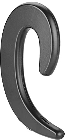 Uxsiya Gancio per l'orecchio a Mani libere Auricolare Auricolare IP X5 Livello Impermeabile Bluetooth Compatto Conduzione ossea Wireless per Guida in Ufficio(Nero)
