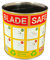 Blade Safe 100% Recyclable Sharps Knife Blade Safe Disposable Bin - 1L Capacity - Steel Bits
