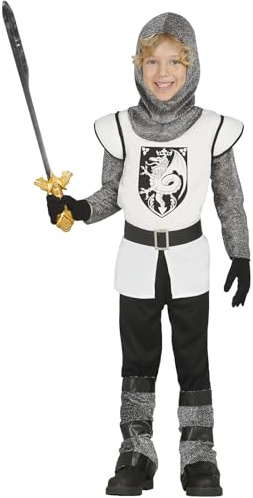 FIESTAS GUIRCA Mittelalterliches Ritterkostüm mit Drachen für Kinder
