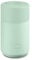 frank green Insulated Travel Mug for Cold Or Hot Drinks - 355ml/12oz Reusable Coffee Cup with Push-Button Lid, Ceramic Lined, Triple Wall Vacuum - Mint Gelato Green