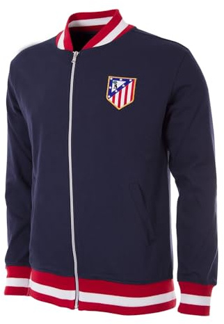 COPA - Retro Fußballjacke Herren - Atletico Madrid 1969 - Blau - 50% Baumwolle – 50% Polyester