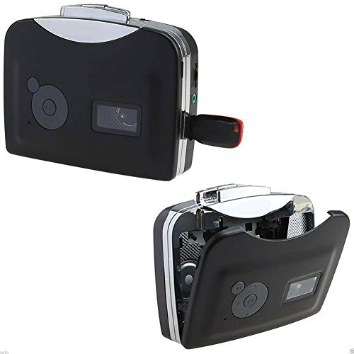 VBESTLIFE Cassette to MP3, EZCAP230 Cassette to MP3 Converter Stereo USB Cassette Digital Tape MP3 mit Kopfhörer