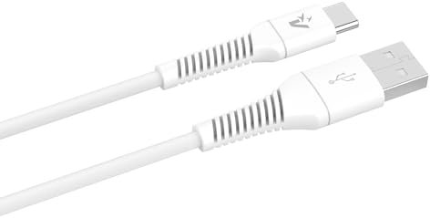 VulTech CS-TAC12WH Cavo di ricarica USB-C to USB-C 1,2m 60W in TPE Soft Touch - PD 5A QC 3.0, Compatibile con MacBook Pro/Air M4, iPhone 16/Pro/Pro Max, Galaxy S25 Ultra, iPad Pro/Air/Mini - Bianco