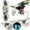 WeLLIFE Skateboard Mini Cruiser RGX Skateboard 22 56cm für Jugendliche Erwachsene, helle Räder PU 78A mit LED-Blitzlicht ABEC-7RS ... (Military)