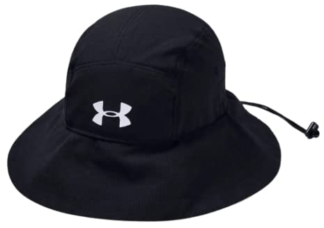 Under Armour Herren ArmourVent Warrior Bucket 2.0 Hut, Schwarz (003)/Weiß, Einheitsgröße
