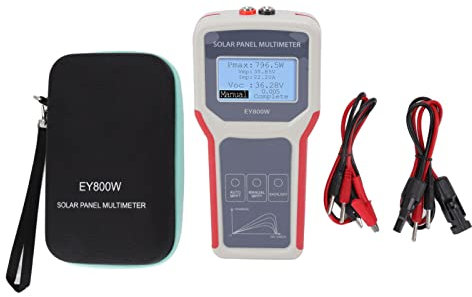 misuratore di energia Solare Multifunzionale LCD MPPT Multimetro per Pannello fotovoltaico Multimetro per Pannello fotovoltaico, Tester per Pannello Solare Tester per Utensili elettricisti,