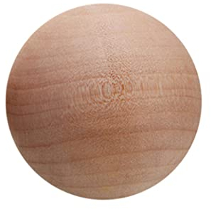 Wine Cork Ball Wooden Cork Ball Stopper Replacement for Wine Decanter,50mm