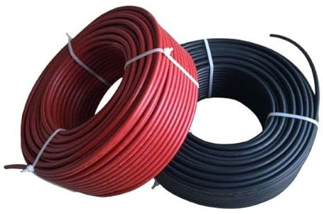 Voltacon 100 meter Solar PV Extension Cables Red & Black 4mm² up to 1500Vdc Water Proof Connectors 5 pairs free