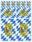 SkinoEu 10 x Vinyl Aufkleber Autoaufkleber Stickers Bayern Flagge Bavaria Fahne Länderflagge Auto Motorrad Fahrrad Scooter Fenster D 3