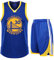 2 Pièces Maillot Basketball Enfant/Adulte 2023,Maillot sans Manches + Pantalon Court Enfants/Adulte,Enfants/Adulte Basket Maillots Basketball Jersey et Short Ensemble de Maillot Bleu L