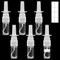 Furuising 6 Piezas Botellas de Aerosol Nasal, 10ml Plástico Botella de Spray Nasal, Vacía Botellas de Pulverizador con 8 Pegatinas para Aceite Esencial Salino