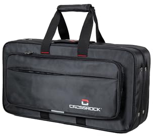 Crossrock Lightweight Foam Case fits Bb Trumpet-with Removable Shoulder Straps, Storage Compartment & External Pocket-Black (CRP200TRBK-R)