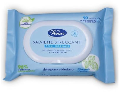 Venus salviet struccanti pn 20pz