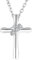 J.MUEN Kreuz Halskette Damen 925 Sterling Silber Kreuz Anhänger Kette Schmuck Geschenke für Frauen Mädchen,Nickelfrei, Allergiker geeignet