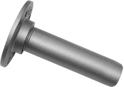 GARDINIA Wandträger für Gardinenstangen mit Ø 25 mm, Serie Industrial Home, 10 cm, Metall, Farbe Silber, 1 Stück