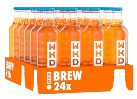 WKD Iron Brew | Original Vodka Mix | 275ml Bottles | 24 Pack | Wicked | Alcopops | Gift Set