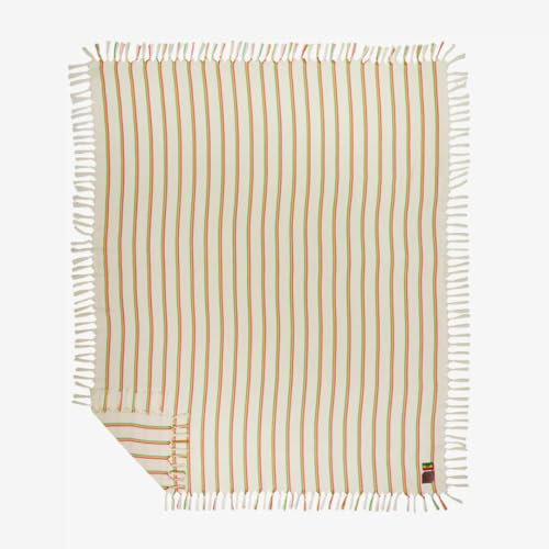 Slowtide Bob Marley Natural Mystic Cream Übergroße, leichte türkische Überwurfdecke – ultraweicher Chambray-Stoff – 100 % Baumwolle – 167,6 x 203,2 cm