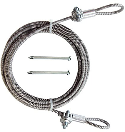 CEHJZQRPL Wire Rope, 4mm Wire Rope, Stainless Steel Anti Rust Cord Mirror(8m)