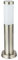 GLOBO LIGHTING Außenleuchte Stehlampe Garten Sockelleuchte Edelstahl Terrasse Stehleuchte Aussen, IP44, Edelstahl silber, 1x LED 7W 630Lm 2200K, DxH 7,6x45 cm