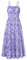 GRACE KARIN Robe longue d'été décontractée à bretelles florales pour femme - Style bohème, Fleurs de vigne violettes, L