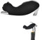 Cavatappi Professionale per Vino e Birra, Apribottiglie in Acciaio Inossidabile a Forma di Gatto con Manico Ergonomico, Facilità d’Uso e Divertente con Coltello Per Foil (Nero)