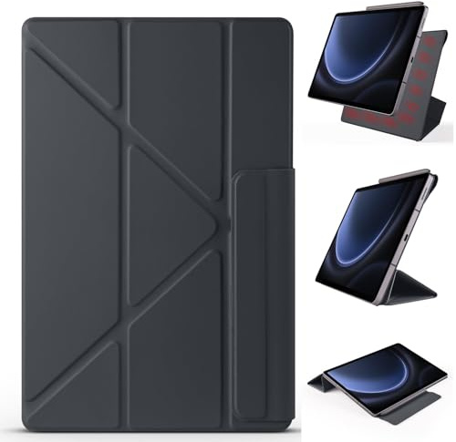EWRS for ZTE Nubia Red Magic Gaming Pad Pro 10.9-inch,Magnetic Attachment Slim Trifold Cas Auto Wake/Sleep,Multi-Viewing Angles,Slim Light Shell Cover(Svart)