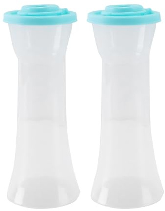 Gutol Lot De 2 Flacons En Plastique Pour Assaisonnement Et Saupoudrage, Sel Et Poivre, Couvercles Hermétiques, Compatibles Lave-vaisselle