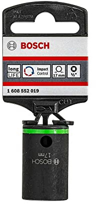 Bosch Zubehör 1608552019 Steckschlüsseleinsatz 17 mm, 40 mm, 30 mm, M 10, 26,6 mm