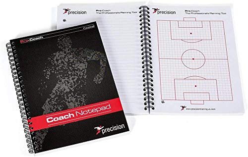 Precision A5 Football Pro-Coach Notizblock, 6 Stück