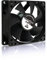 AABCOOLING Black Silent Fan 8 - Silent and Efficient 80mm Fan with 4 Anti-vibration Pads, 8cm Fan, Cool Air Fans, 12V Fan, Silent PC Fan, Case Fan 15.6 dB(A), 30 CFM, 2000 RPM