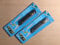 OLFA 448498 - Set di 2 coltelli da lavoro CK-2, lama da taglio da 20 mm, manico in acciaio INOX, confezione doppia
