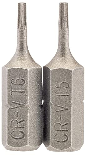 Draper 66338 t6 1/4 hex. tx-Star Insert bit 25mm Long x 2