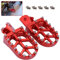 JFG RACING Cale Pied Moto,Repose-Pieds Moto pour SMS125 SM400R 449 SMR/TC/Te/TXC 450 SMR/TC/Te SM450R SM450RR TXC450 SM510R 510 TC/Te/TXC/SMR 511 SMR/Te/TXC 570 SMR/TC/Te SM610R-Rouge