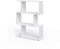 Vicco Raumteiler Levio, stehendes Bücherregal, Weiß, 70 x 100 cm
