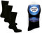 6 Pairs mens gentle grip no elastic socks 6-11 uk, 39-45 eur Assorted colours (RG51)
