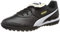 PUMA Unisex King TOP TT Fußballschuhe, Black White, 39 EU