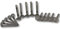 EKNA Hanging Strainers Stainless Steel Set 12 mm 15 mm 18 mm 5 x Bong Sieves Pipe Sieves Pack of 15
