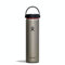 HYDRO FLASK - Leichte Trinkflasche mit 710 ml (24 oz) Trail Series - Vakuumisolierte, Wiederverwendbare Trinkflasche aus Edelstahl mit Auslaufsicherem Flex Deckel - Größe Öffnung - BPA-frei - Slate