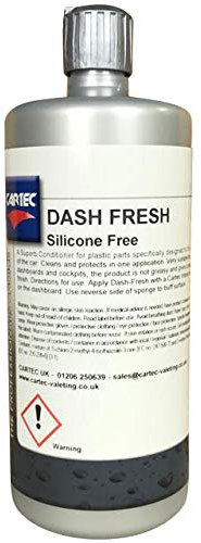 Cartec Dash Fresh Silicon Free - Ravvivante e Protettivo per Plastiche Interne Auto (1 Litro)